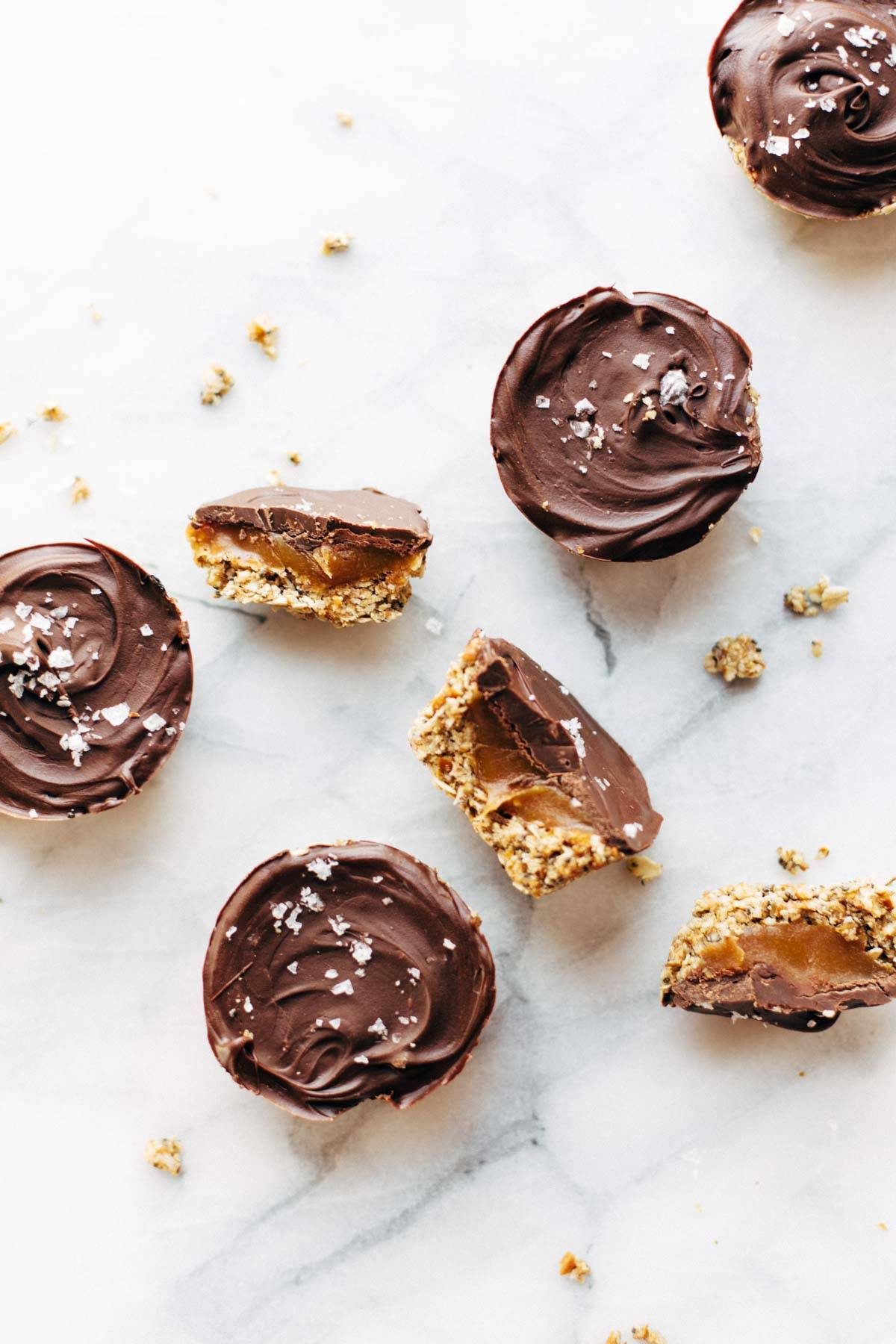 No-Bake Salted Caramel Cups.