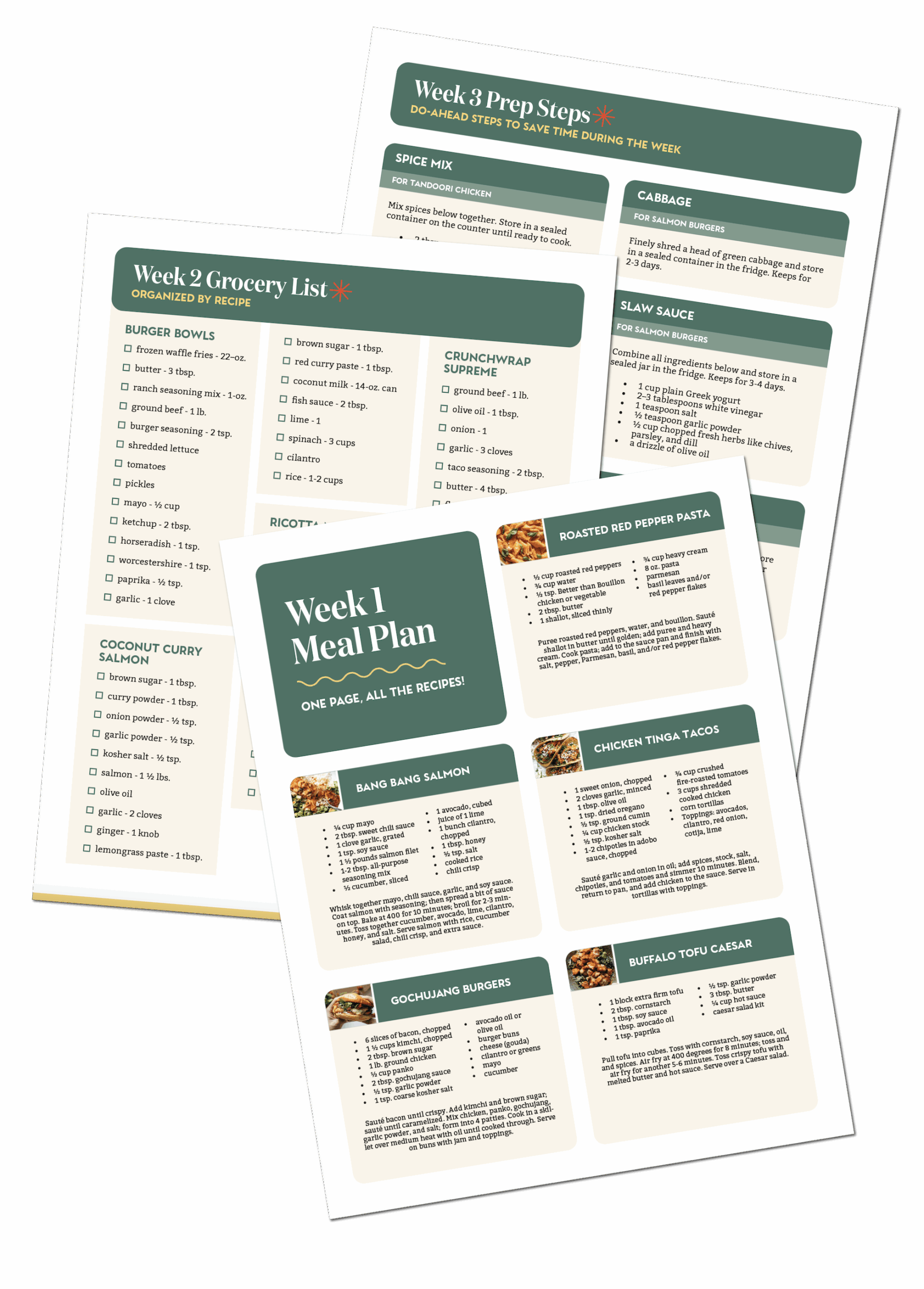 Meal Plan PDF