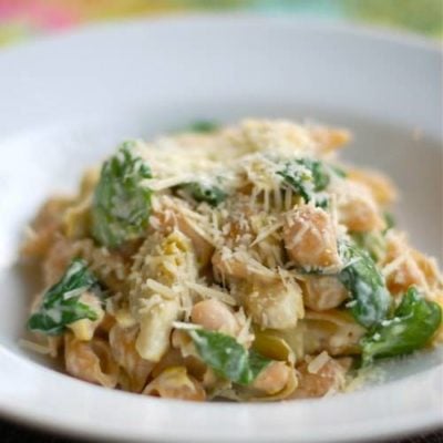Spinach and Artichoke Pasta