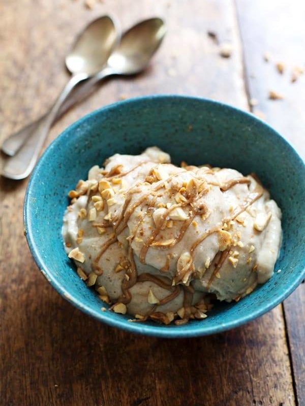 A picture of Peanut Butter Banana Ice Cream