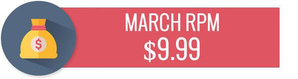 March RPM for Pinch of Yum.