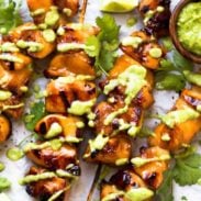 3 Ingredient Grilled Chicken with sauce.