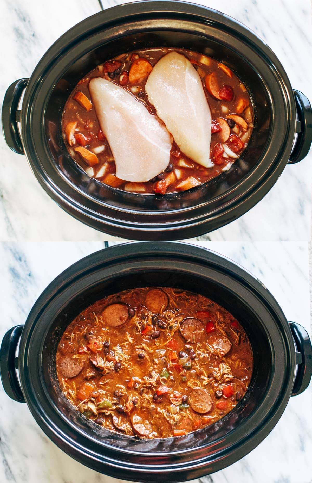 12 SUPER easy recipes you can make in a slow cooker, from veggie lasagna to an entire roasted chicken to pot roast! SO YUM! | pinchofyum.com