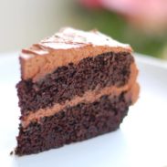 A picture of Double Chocolate Cake with Buttercream Frosting
