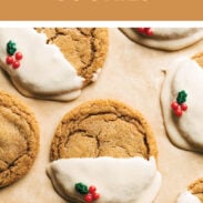 Gingerbread cookie pin.